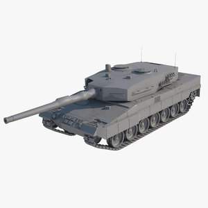 3D leopard 2a4 tank 2