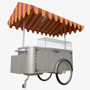 ice cream cart model
