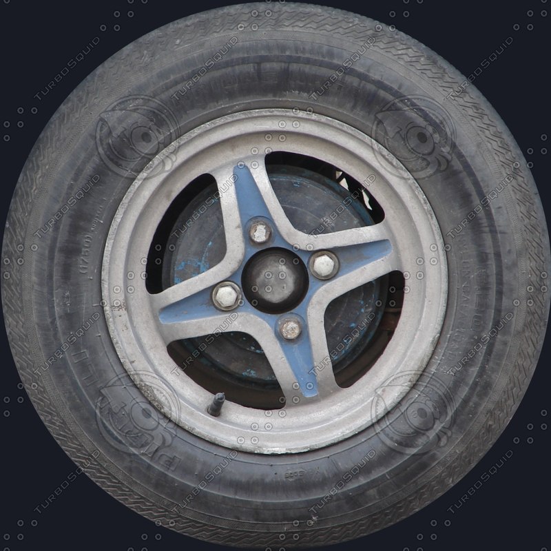 Texture Other car wheel old