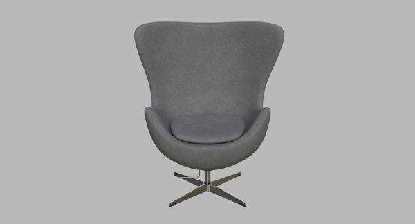 Ei Stuhl Grau 3d Modell Turbosquid 1373935