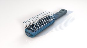 3D hairbrush comb