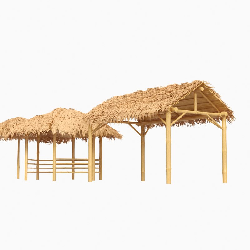 3D Other bamboo canopy shelter