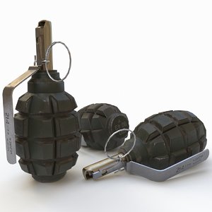 grenade f1 3D