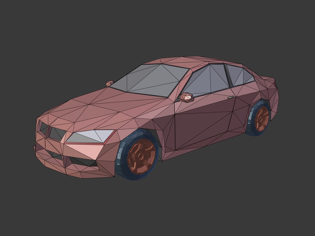 3D blender car - TurboSquid 1254065