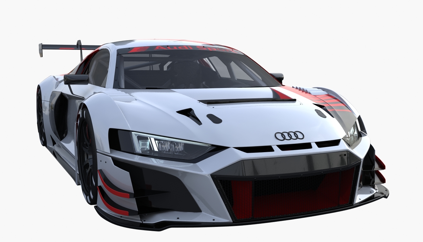 3D audi r8 lms gt3 model TurboSquid 1374028