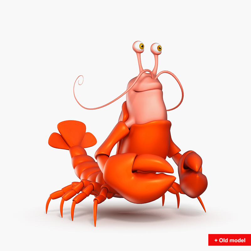 lobster 3d model