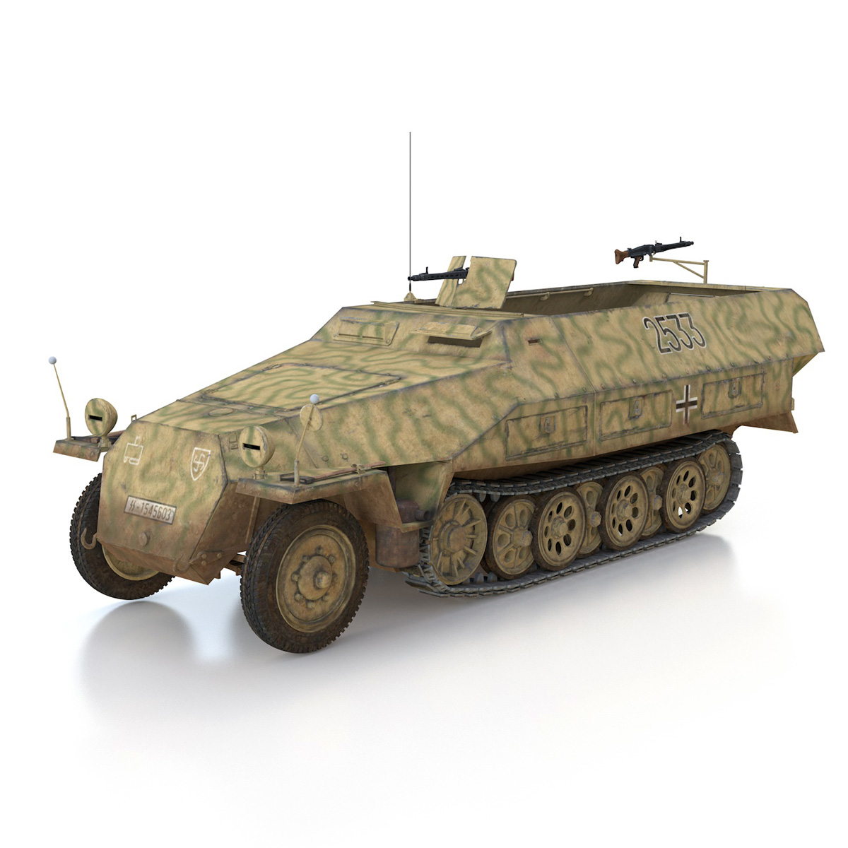 Sd kfz 1 ausf 3D model - TurboSquid 1374098