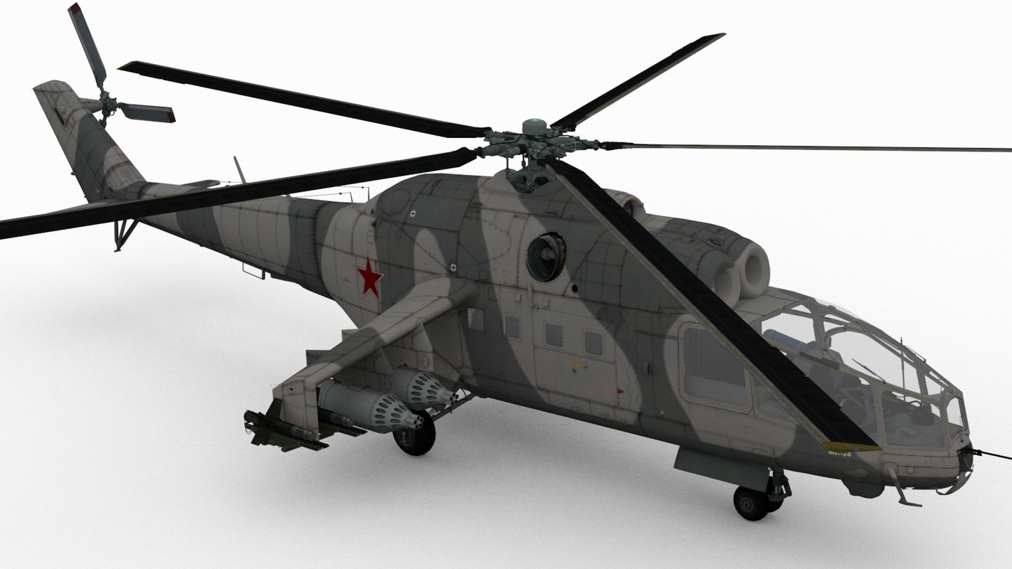 Mil mi-24a 3D model - TurboSquid 1374128