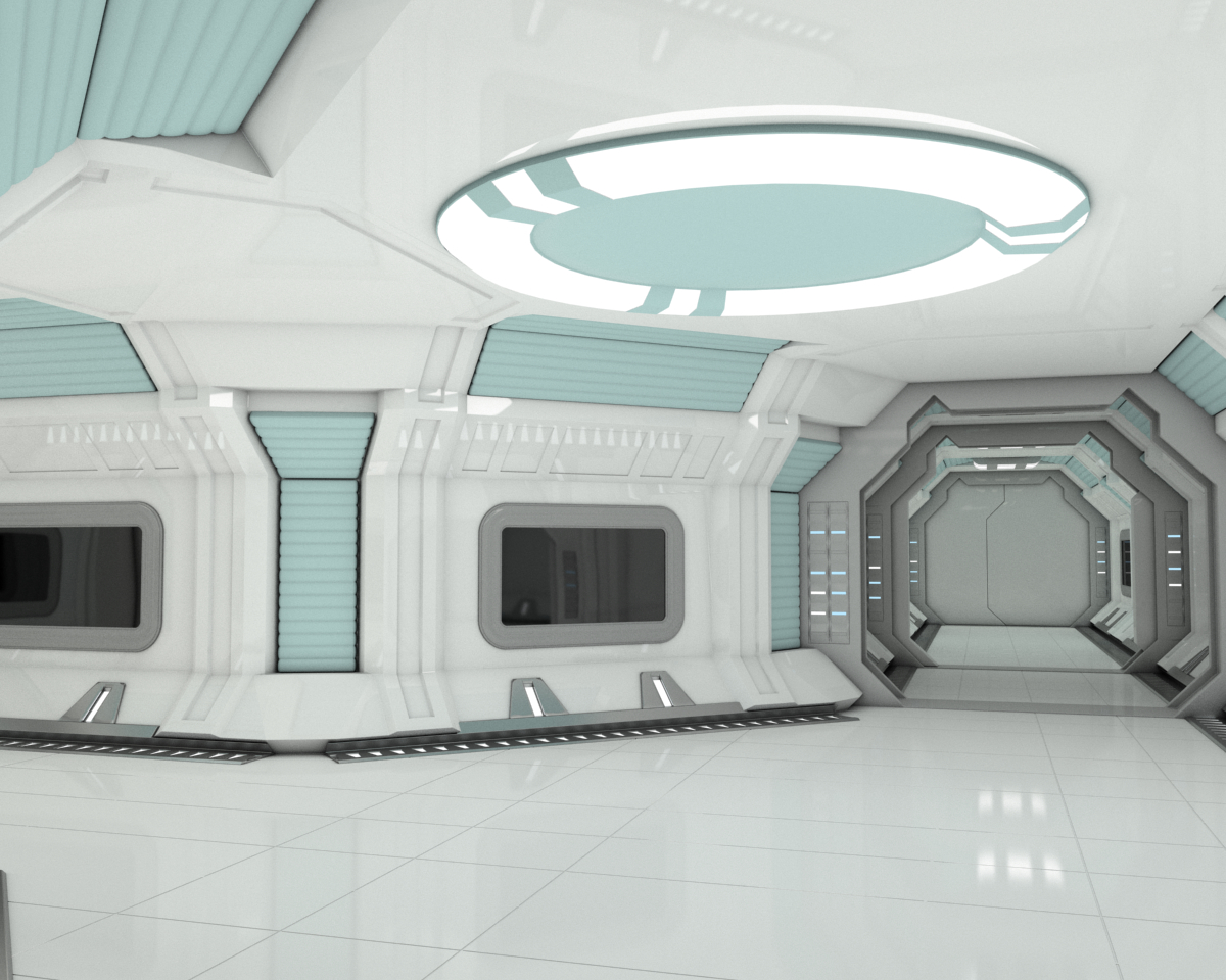 Modular Spaceship Interior Max