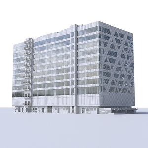business centre building 3D model