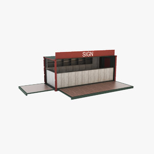 container modelling 3D model