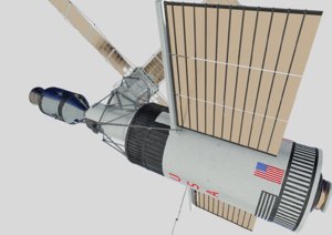 3D skylab space nasa