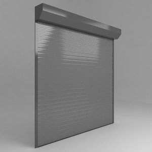 3D store garage door