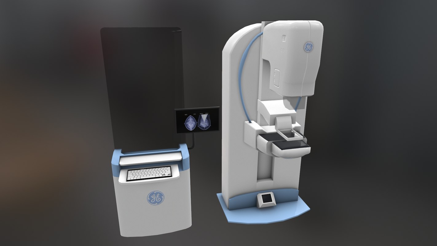 General electric healthcare mammography model turbosquid 1374330