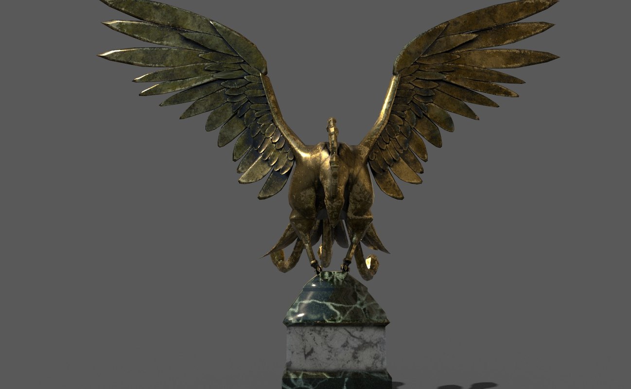 Phoenix statue 3D model - TurboSquid 1374372