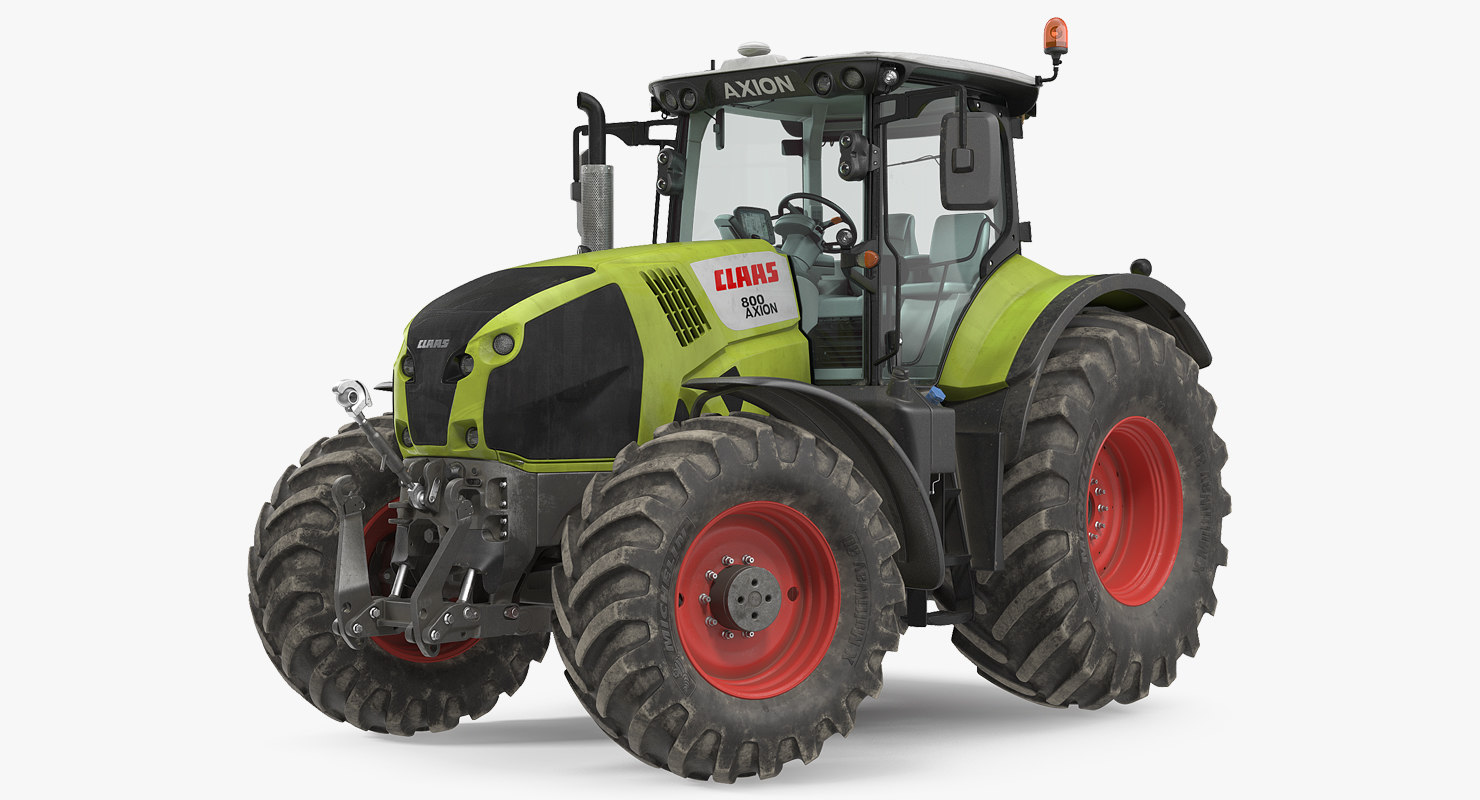 Claas axion 800 tractor model - TurboSquid 1374664