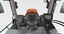 generic tractor interior dirty 3D