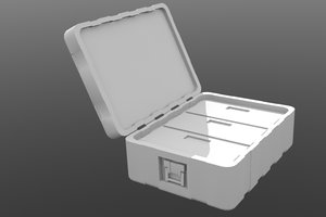 3D military crate model