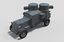 3D austin-putilovets armored car model