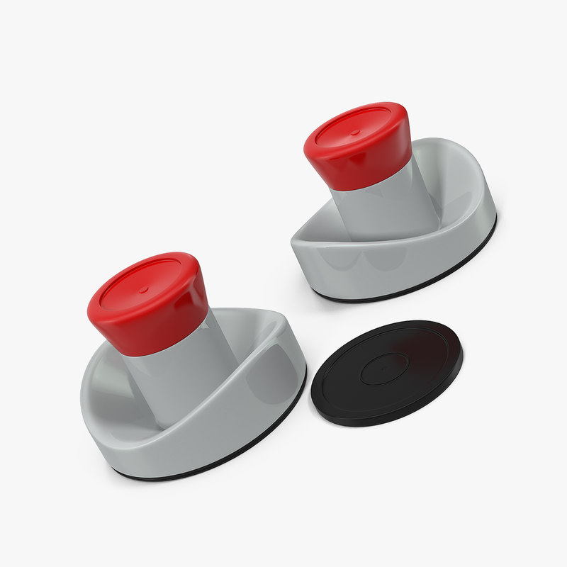 Air hockey pushers puck 3D model TurboSquid 1374668