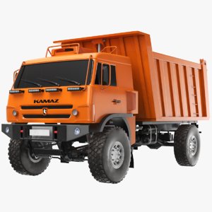 3D trash truck