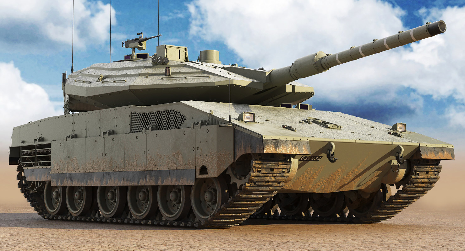 Modello 3D Merkava Mk4 Main Battle Tank - TurboSquid 1374623