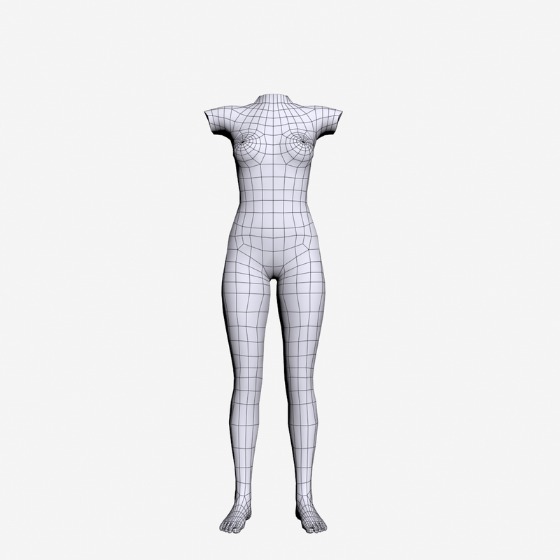 3D модель Женское тело - TurboSquid 1374720