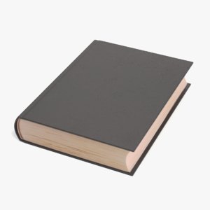 blank book 3D