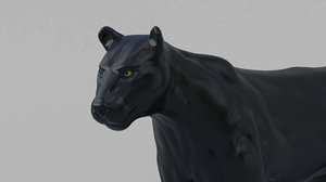 black panther 3D model