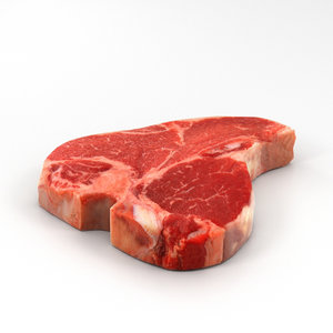 t-bone steak 3D model
