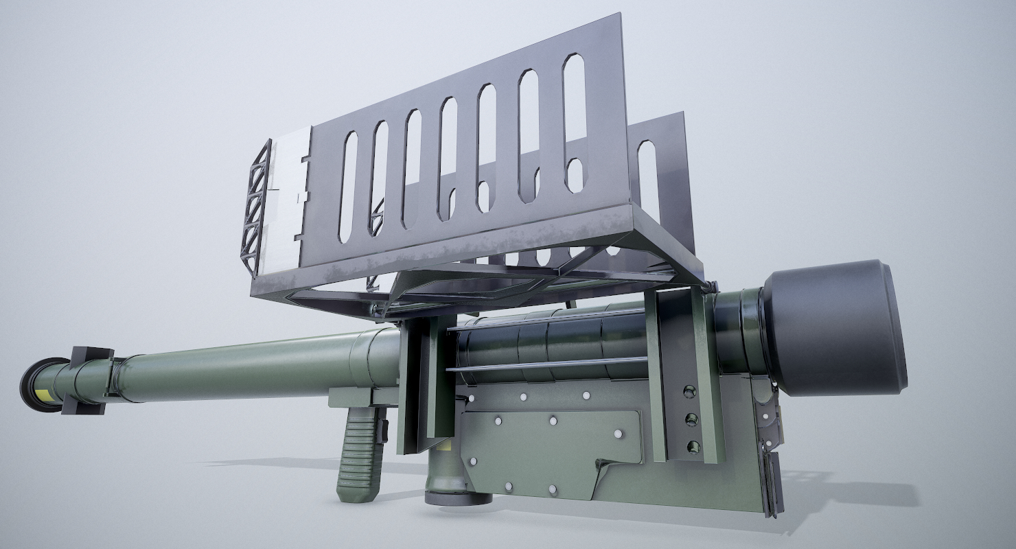 fim-92毒刺导弹发射器3d模型