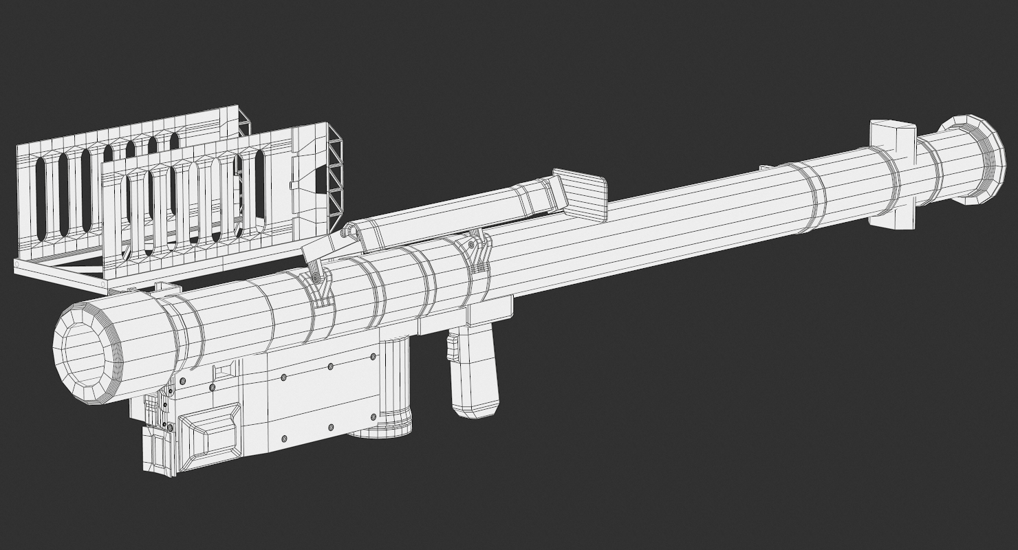 fim-92毒刺导弹发射器3d模型