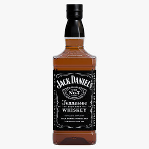 jack daniels tennessee whiskey 3D model