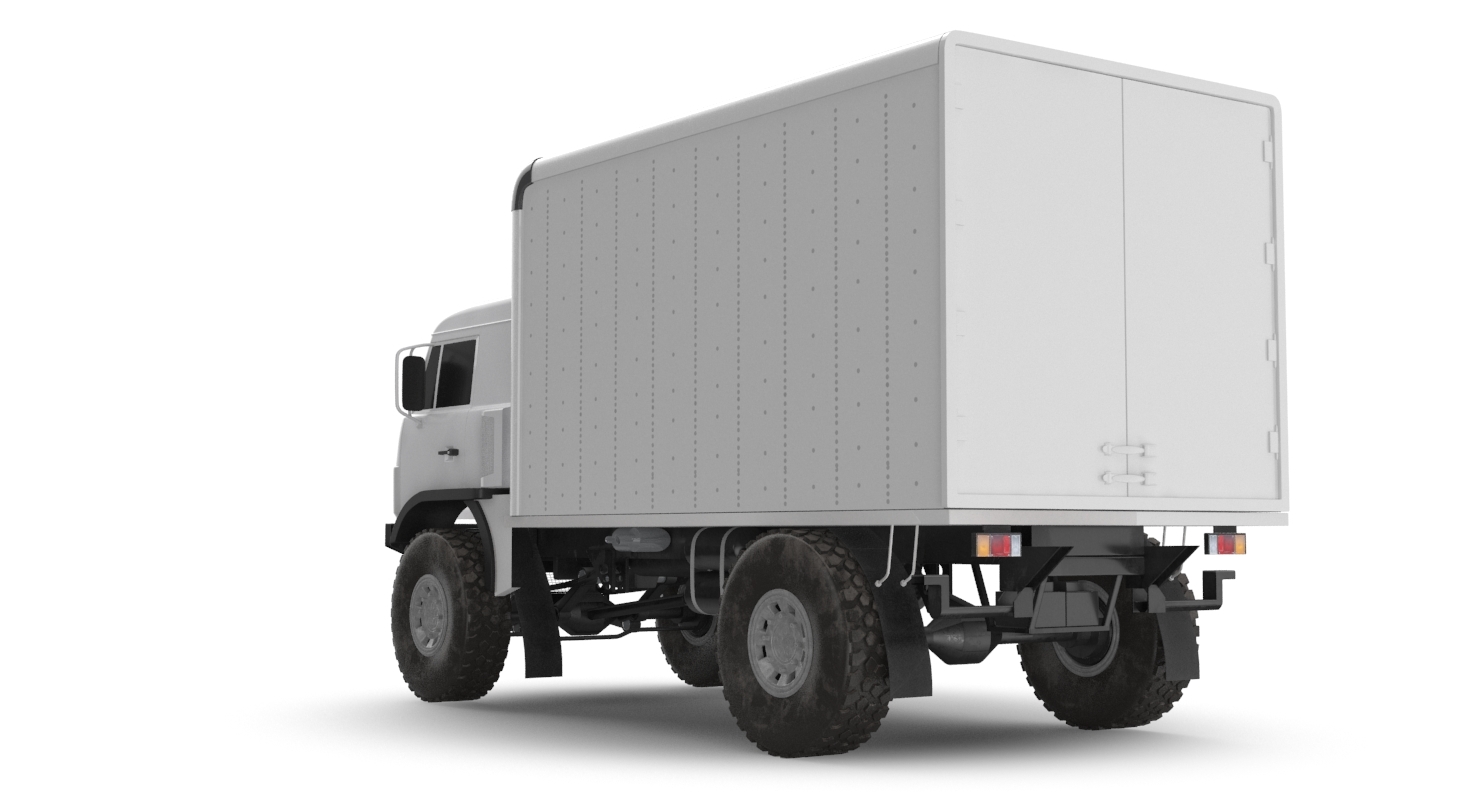 Камаз 3d model