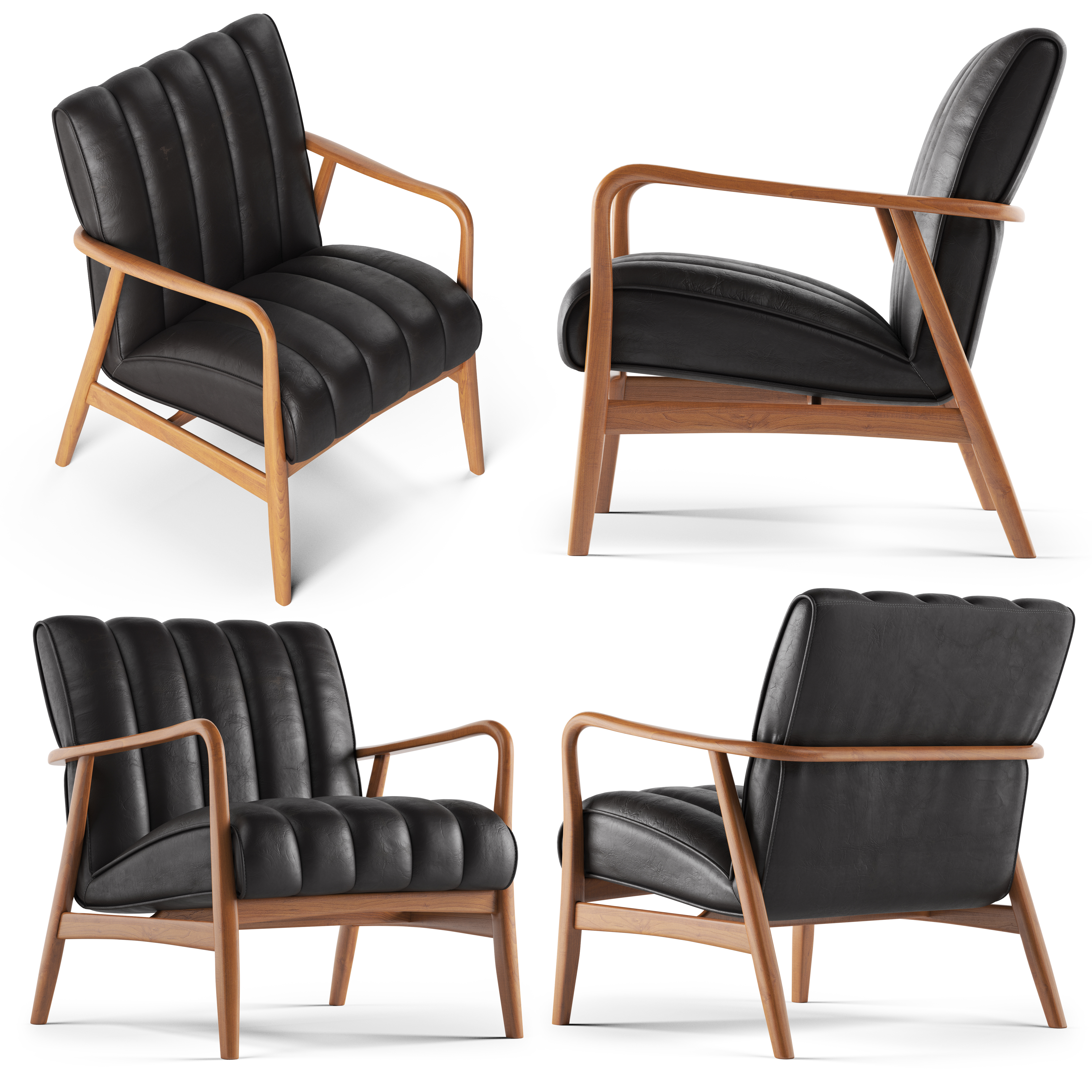 3d Coo Wooden Armchair Wood Turbosquid 1375021