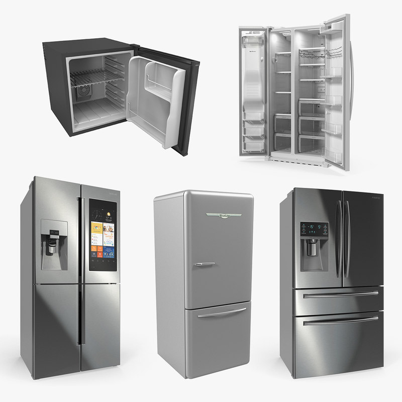 Refrigerators 2 3D model - TurboSquid 1375076