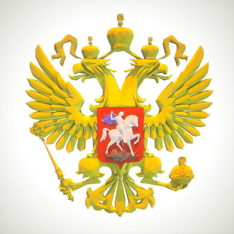 Russian logo lable 3D model - TurboSquid 1375126