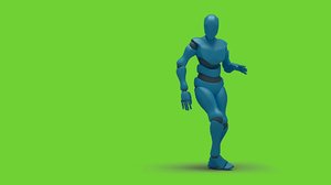 Bot Man Dancing Slide Hiphop