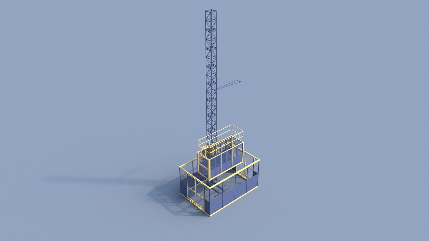 Hoist construction 3D model - TurboSquid 1375181