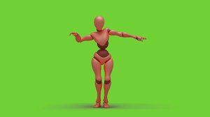 Bot Woman Dancing Freestyle
