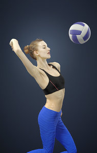 volleyball smashing model