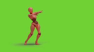 Bot Woman Dancing Samba