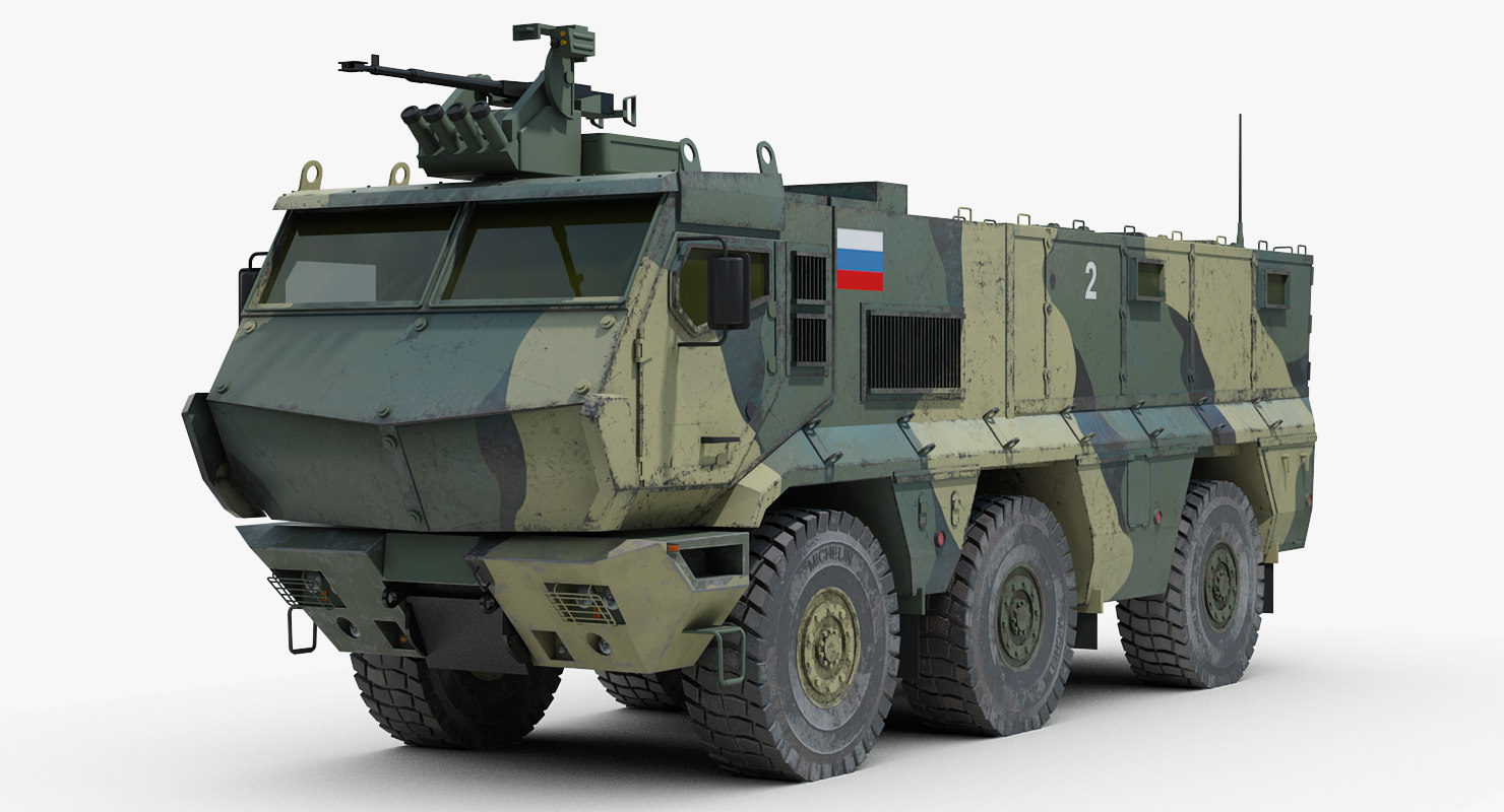 Russian Kamaz Typhoon Armored Truck 3d Model Armored Truck Trucks Armor