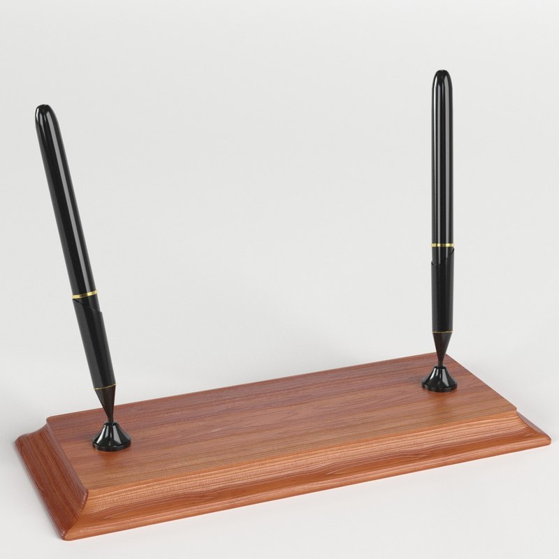 Double pen stand 3D model - TurboSquid 1375500