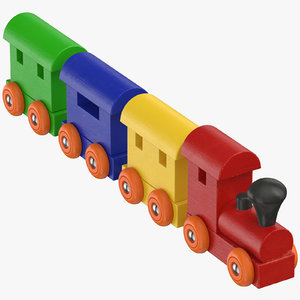 3D toy train model
