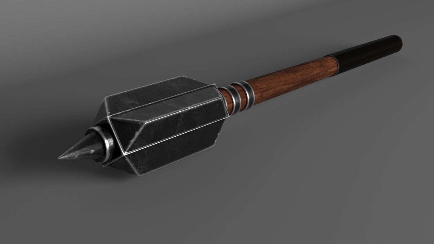 Medieval mace 3D model - TurboSquid 1375641