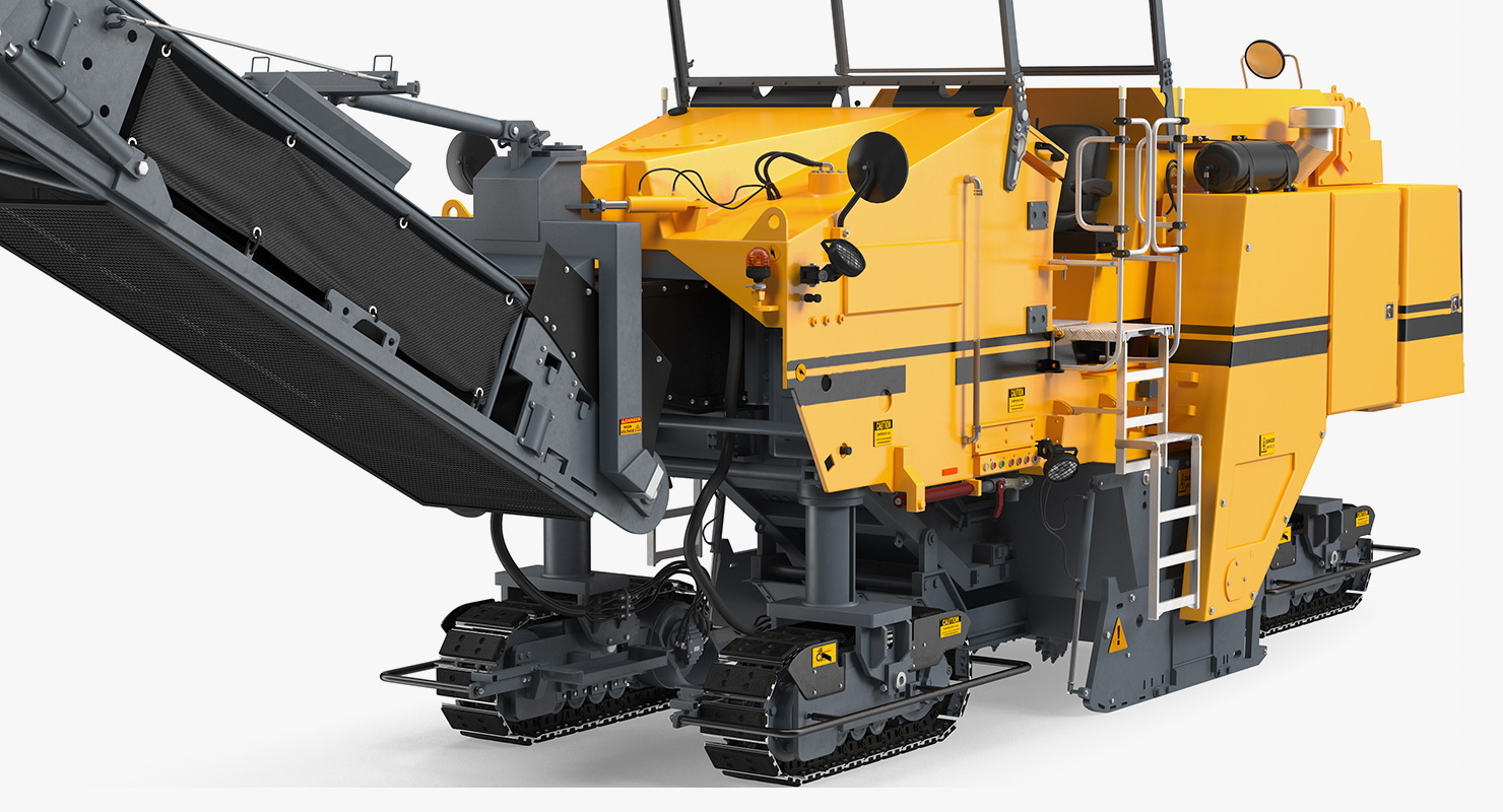 3D model asphalt milling machine generic TurboSquid 1375876