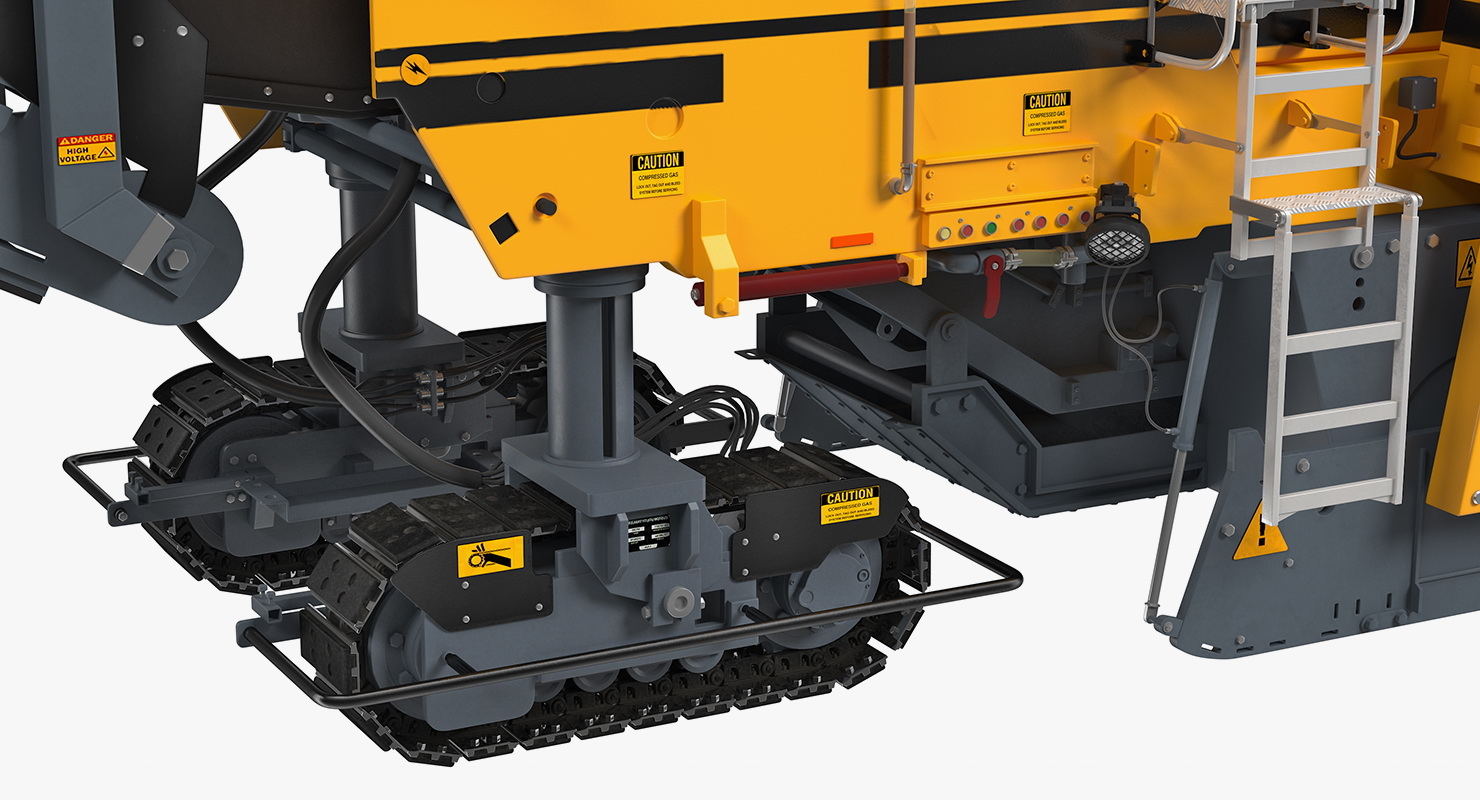 3D model asphalt milling machine generic TurboSquid 1375876