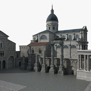 old town 3D model