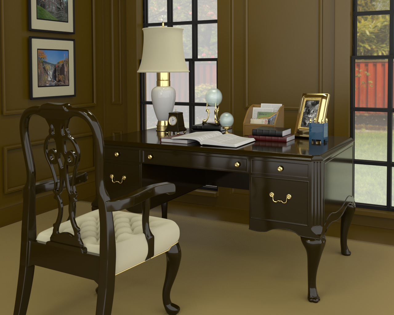 3d Office Victorian Autodesk Turbosquid 1374266